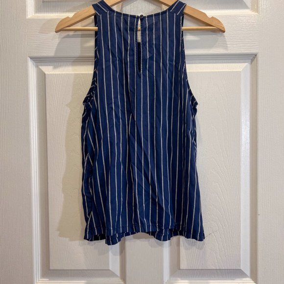 Old Navy Blue and White Striped Swing Top for Women Size M - Picture 2 of 11
